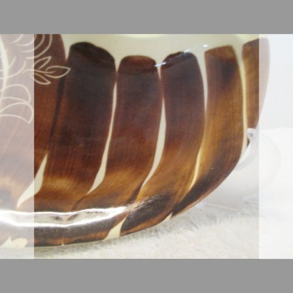 2 Rare Vintage Puriton Slip Ware "INTAGLIO" Tea and Toast Plates " 8.5" - Picture 3 of 12